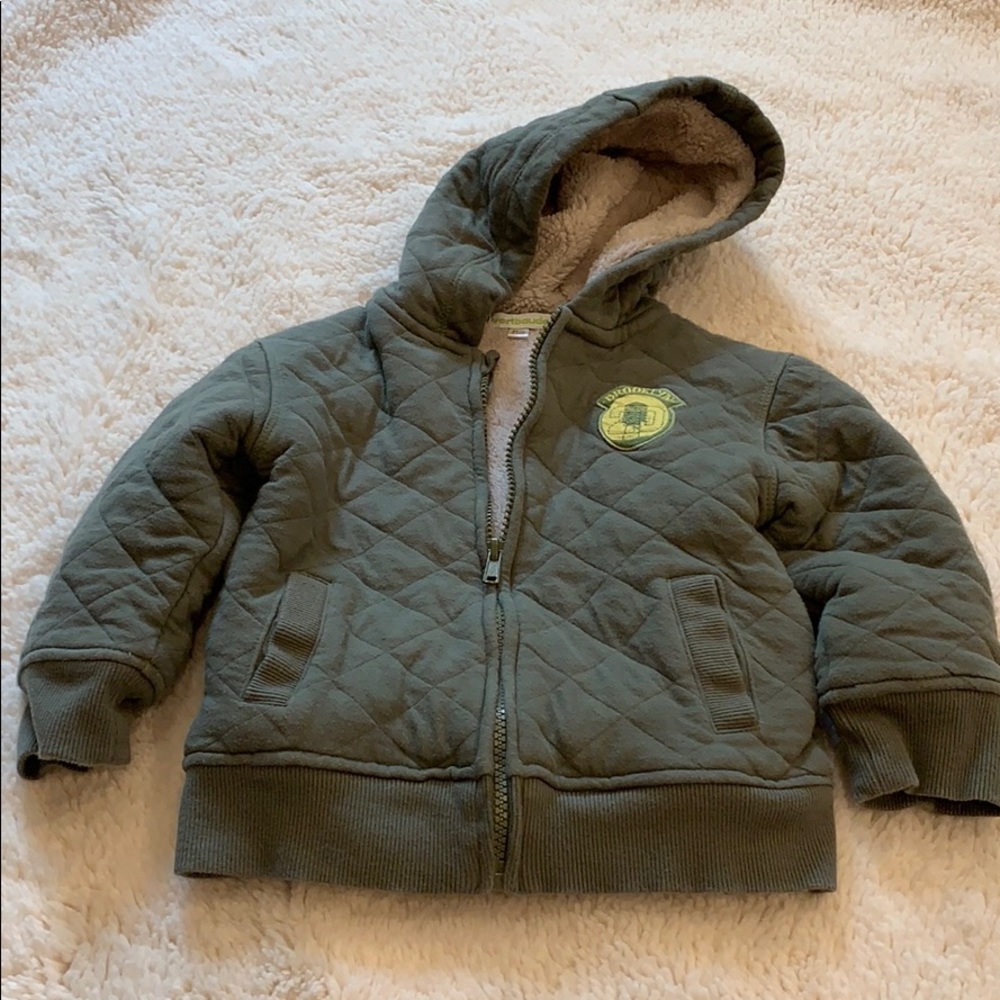 EUC quilted hoodie jacket
